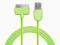 E1Q27 Kabel USB do APPLE iPhone, iPad zielony
