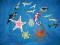 Plastikowe figurki morskich zwierząt