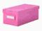 IKEA TJENA PUDEŁKO Z POKRYWKA RÓŻ 13x26x10  NOWOŚĆ