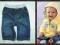 NEXT spodnie jeansy bojówki patki GUMA- PAS! 68