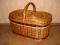 DUŻY WIKLINOWY KOSZ PIKNIKOWY-NA ZAKUPY-PIKNIK