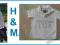 H&amp;M sliczna polówka z cyframi ROMBY 98/104