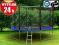 TRAMPOLINA SapphireRINGO 365cm Batut12FT siatka*z5