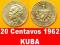 KUBA, 20 Centavos 1962 KUBA, 20 Centavos 1962