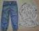 NEXT CUBUS _SPODNIE JEANS BLUZKA _KRÓLICZKI _98 CM