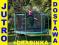 TRAMPOLINA HUDORA MARKOWA 426cm GIGANT + DRABINKA