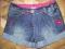next spodenki krótkie jeans 110 4-5 aplikacje