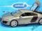 AUDI R8 SREBRNY MODEL 1:24 WELLY AUTOKOLEKCJA