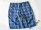 ^REBEL BOY jak NOWE w krateczkę spodenki r.140/146