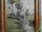 Akwarela ''Młyn nad strumieniem'' Sygnowana