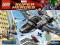 lego SUPER HEROES 6869 QUINJET powietrzne starcie!