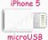 Przejściówka adapter iPhone5 - microUSB mikro USB