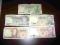 zestaw pieniędzy papierowych z PRLu