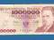 Banknot 1000000 zł seria E z 1993 roku FAŁSZERSTWO