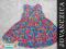 LADYBIRD _ NIEBIESKA SUKIENKA W KWIATKI  86 12-18m