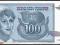 JUGOSŁAWIA 100 DINARA 1992