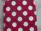 * PAT SAYS NOW * jedyne ETUI GROCHY polka dots NEW