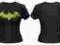 ARKHAM CITY BATMAN LOGO GIRLS T-SHIRT DAMSKA L