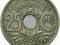 FRANCJA 25 CENTIMES 1931 ROK st.2-
