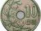 BELGIA, 10 CENTIMOW 1905 st.3+