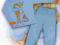 Śliczna piżama/ piżamka r.98 Bawełna, ściągacze