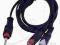 Kabel JACK/2xRCA 3,0m GOLD Cabletech ECONOMIC (167