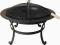 PALENISKO GRILL OGRODOWY STALOWY Z POKRYWĄ