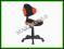 Młodzieżowy fotel Q-G2 czarno pomarańcz QG2 biuro