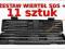WIERTŁA DO BETONU SDS PLUS 11SZT ZESTAW