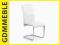 ELEGANCKIE KRZESŁO METALOWE K107 BIAŁE OD RĘKI GDM