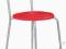 Krzesło barowe kuchenne H007 czerwone do jadalni