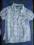 H&amp;M KOSZULA BŁĘKITNA,  NAPISY _ 98