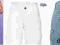 AJ1315 BUFFALO ŚWIETNE BIAŁE SPODENKI SZORTY 140