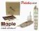 Drewniane klocki MAPLE 200 szt ecopak