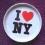 Popielniczka/talerzyk I love NY New York USA