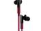 Onkyo IE-FC300 R Słuchawki czarne, czerwony kabel