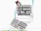 ZESTAW ORGANIZER KABLI KONIG CLIP 10 FV W-WA