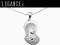 Srebrny łańcuszek z medalikiem YES Biżuteria