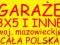 GARAŻ GARAŻE BLASZAK BLASZAKI BRAMY WIATY