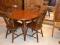stół + 4 krzesła -ciemny dąb