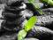 Black Zen stones - Spa - plakat 40x50 cm