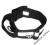 Obroża 40mm 38-53 cm z uchwytem odblask czarna