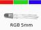 Dioda/diody LED RGB 5mm wspólna anoda/katoda