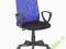 FOTEL BIUROWY Q-083 TKANINA NIEBIESKI BIURKO /