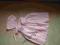 różowa czapeczka+pelesynka na chrzest 0-9 mies