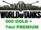 World of Tanks 500 Gold 7 dni Premium dla każdego
