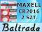Bateria litowa MAXELL CR2016 CR DL 2016 - 2 sztuki