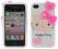 Etui Silikonowe Kitty 3D Obudowa APPLE iPhone 4 4S