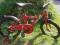 ROWEREK bmx czerwony 16 kółka boczne ROWER torpedo