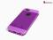 Etui do iPhone 5 COMBO + FOLIA - FIOLETOWY